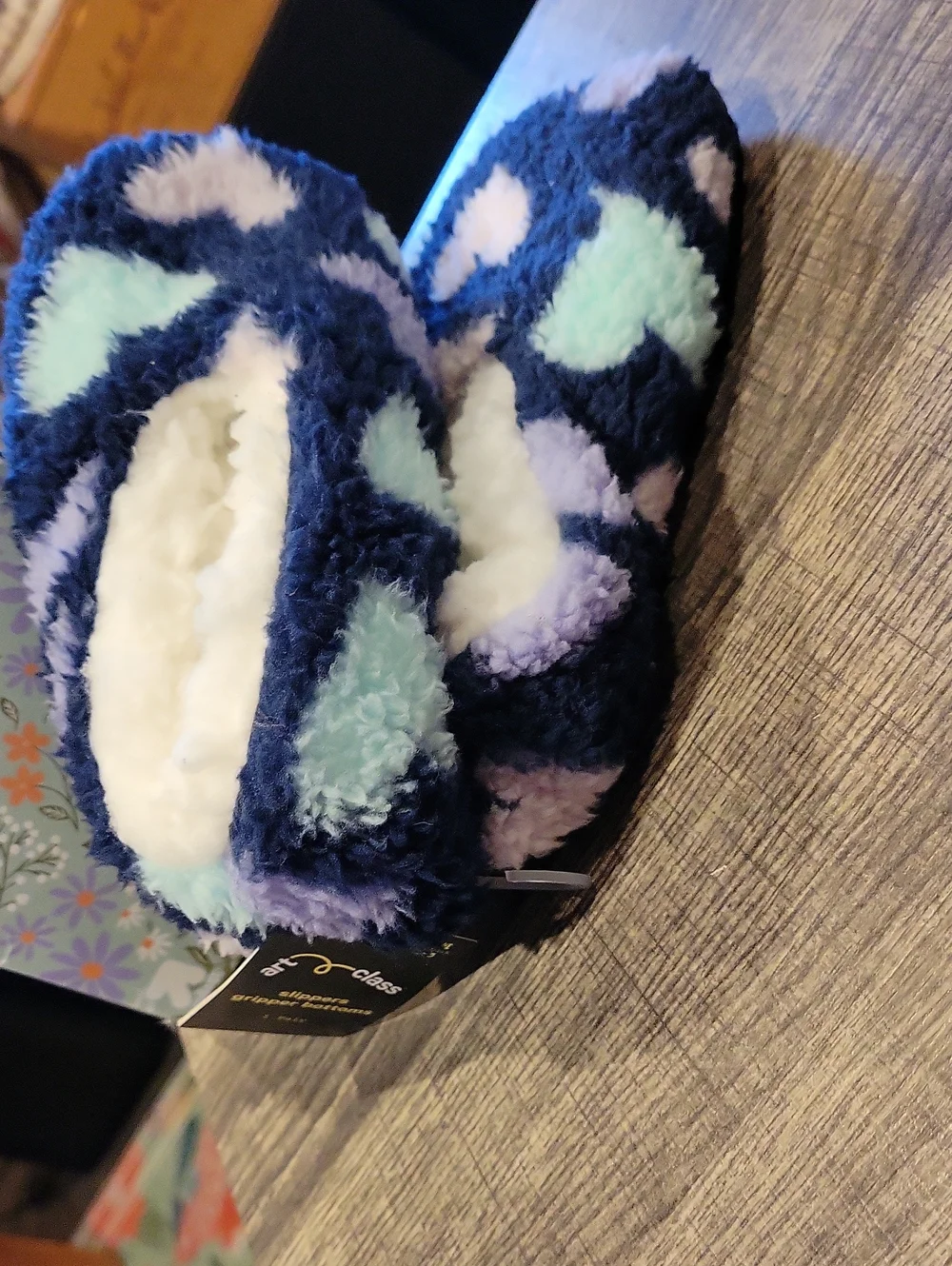 5 For 25.00/ Little Girls Slippers,NWT/ Hearts